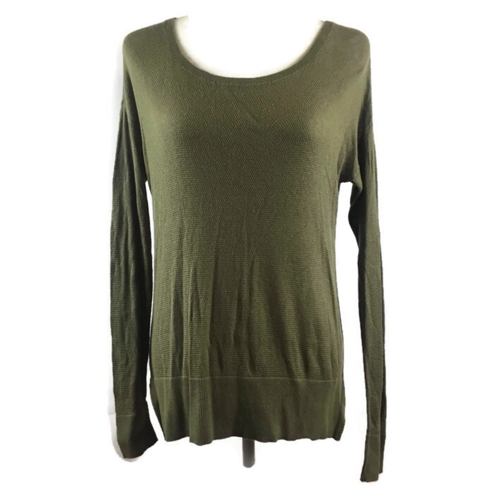 PRICE DROP!! Ann Taylor Loft Olive Green Thermal Top